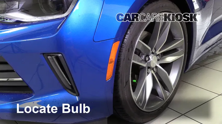 2016 Chevrolet Camaro LT 3.6L V6 Luces Luz de estacionamiento (reemplazar foco)